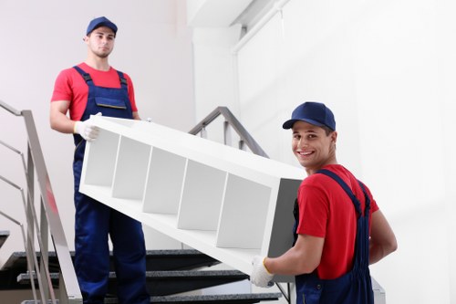 Removal team preparing a local move in Palmers Green