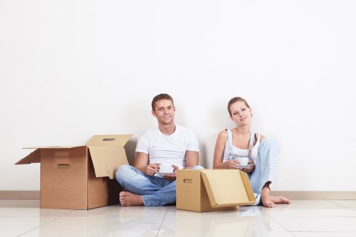 Local house moving service supporting a family relocation in Palmers Green